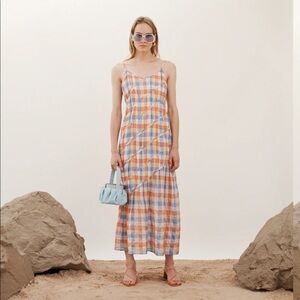 Rejina Pyo Striped Cotton Summer sundress